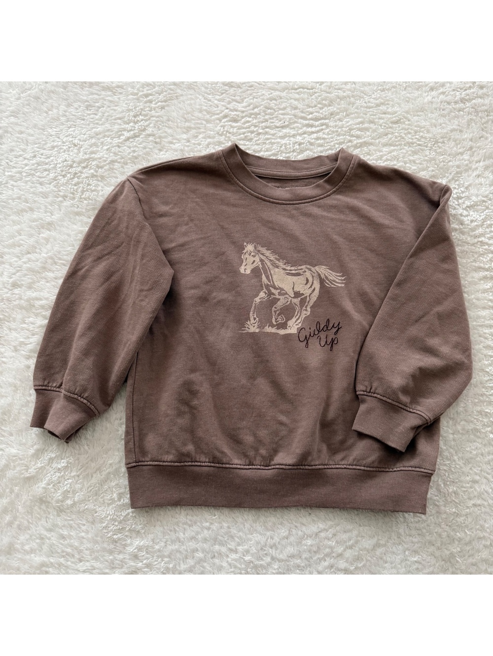 4t Giddy Up Horse Crewneck As Is
